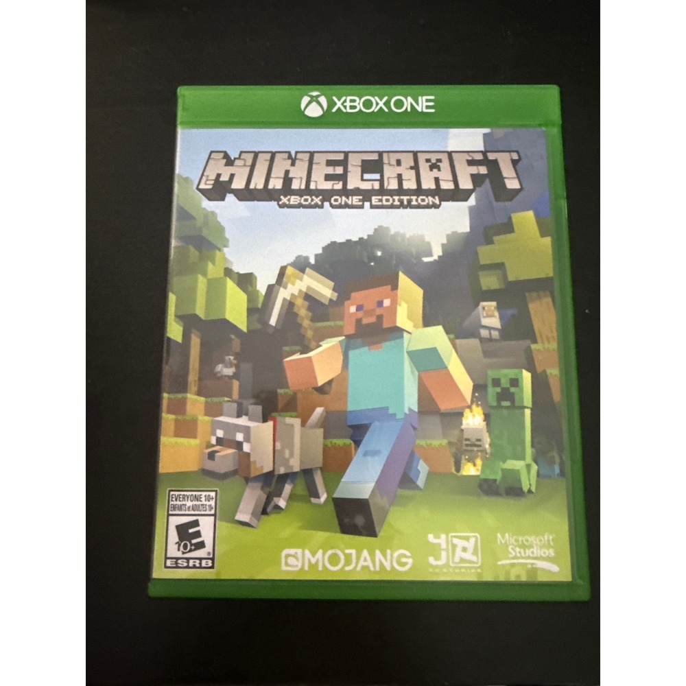 Minecraft Xbox One Edition Microsoft Mojang 4J Studios Video Game Disc Case